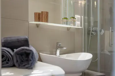 Łazienka w obiekcie Fantastica Warszawa#Cozy Flat#CityCenter#Smart aTV#Fast WiFi