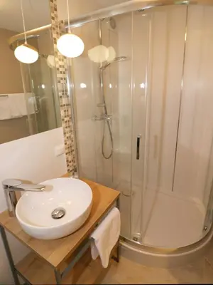 Łazienka w obiekcie Falcon Apartment Center 3 Królewska