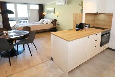 Kuchnia lub aneks kuchenny w obiekcie Falcon Apartment Center 3 Królewska