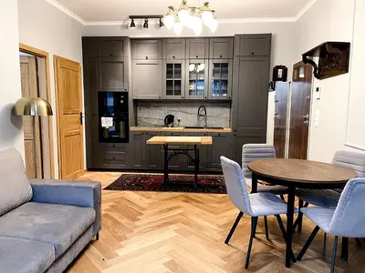 Kuchnia lub aneks kuchenny w obiekcie Powiśle Apartment - perfect location