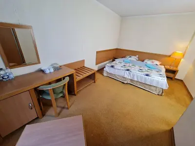 Łóżko lub łóżka w pokoju w obiekcie 10Q - Z6 Apartment 506