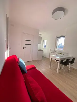 Część wypoczynkowa w obiekcie Murano Apartaments City Center Duo