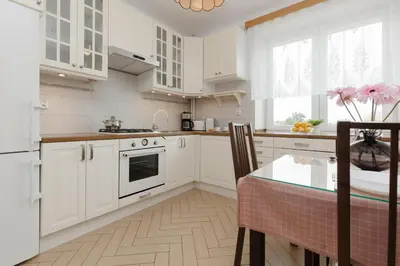 Kuchnia lub aneks kuchenny w obiekcie Metro Racławicka Cozy Studio Apartment by Noclegi Renters