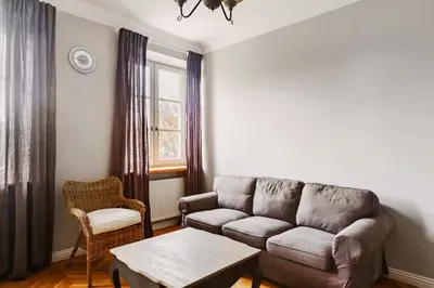 Część wypoczynkowa w obiekcie Designer flat in the heart of Old Town