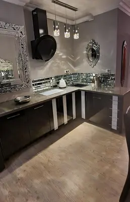 Kuchnia lub aneks kuchenny w obiekcie Glamour Apartament
