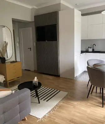 Kuchnia lub aneks kuchenny w obiekcie Soul Apartment