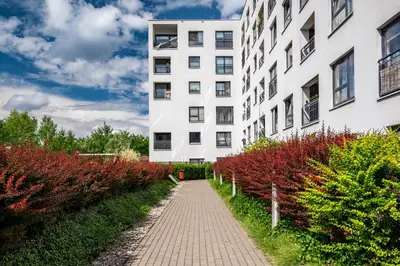 Ogród w obiekcie Apartament Górczewska 181