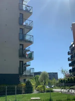 Budynek, w którym mieści się apartament