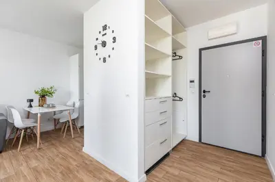 Kuchnia lub aneks kuchenny w obiekcie SuperApart Budowlana 5 - Nowoczesny Apartament