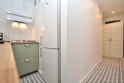 Kuchnia lub aneks kuchenny w obiekcie Rental Apartment Obrzeżna