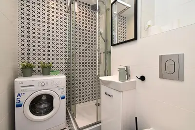 Łazienka w obiekcie Rental Apartment Obrzeżna