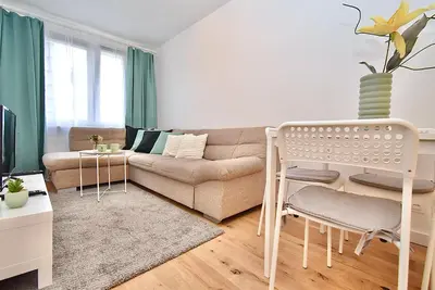 Część wypoczynkowa w obiekcie Rental Apartment Obrzeżna